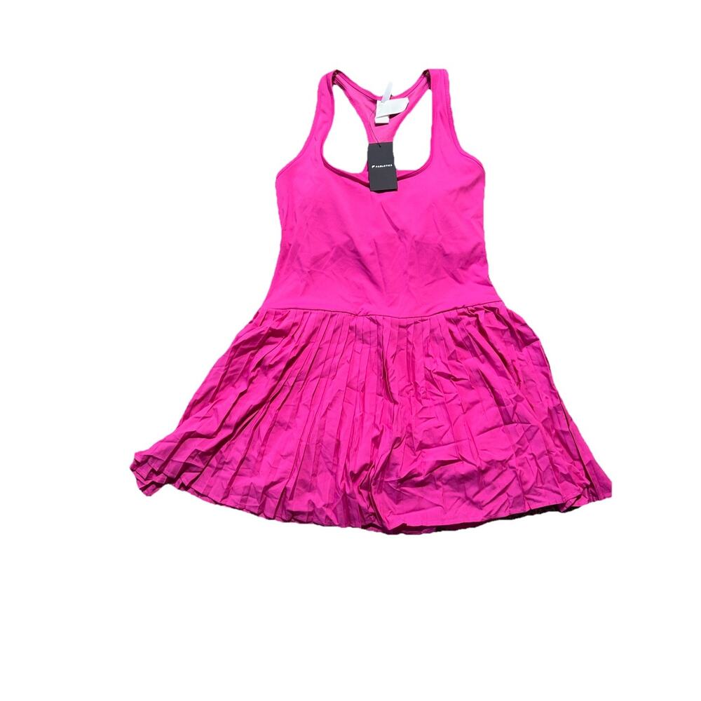 Fabletics Hot Pink Racerback Mini Dress